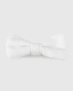 Белый галстук-бабочка с футляром Emidio Tucci, белый