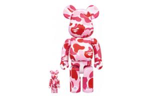 BE@RBRICK X Bape Medicom Toy Abc Camo Chogokin Pink