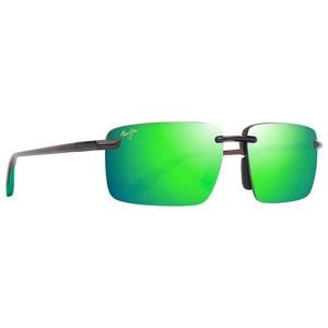 Солнцезащитные очки laulima asian fit marron transparent shiny mauigreen mauipure Maui Jim