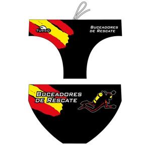Плавки Turbo Rescue Divers Spain, черный