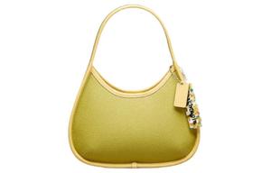 Кожаная сумка Ergo с элементами пэчворк из переработанной кожи, женская сумка через плечо, лимон COACH