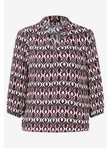 More & More Блузка красного/темно-синего/белого цвета