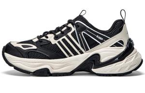 Kappa Обувь мужские противоскользящие износостойкие низкие массивные кроссовки Augustus черный - черный/бежевый желтый, цвет Black/Beige Yellow