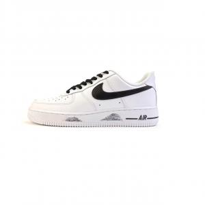 Nike Кроссовки Air Force 1 Eye Of The Sky, износостойкие, низкие, для скейтбординга, унисекс, черный с белыми