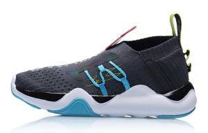 Детские баскетбольные кроссовки GS Low-top Core Black/Multi-Color/Core White Lining Young