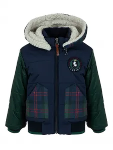 Куртка на молнии с нашивкой-логотипом Lapin House, синий