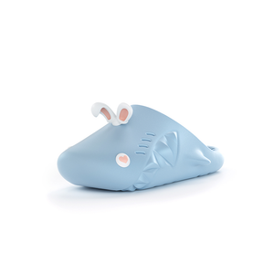 Сандалии Sharkicks Mule Rabbit с закрытым носком унисекс HelloSlippers, Blue