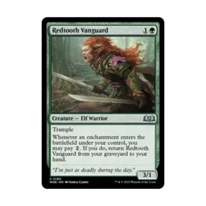 CCG Краснозубый Авангард (U), MTG - Wilds of Eldraine