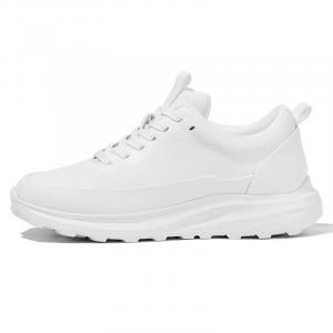 SULEGAO Низкие повседневные туфли с амортизацией, увеличивающие рост, белые мужские