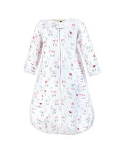 Спальный мешок из муслина с длинными рукавами, носимое одеяло, спальный мешок Hudson Baby, Llama, 18-24 months