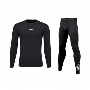 Фитнес-комплект LiNing для мужчин, черный+черный