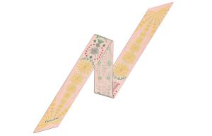 DIOR Шелковый шарф унисекс розовый, Pink