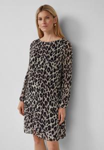 Платье s.Oliver BLACK LABEL Day dress, Steingrau/Beige