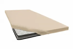 Простыня Janine "TOPPER 5001/", с эластичным краем по низу 90-100х200-220 см, 1 шт., цвет sand