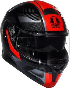 AGV streetмодульный шлем ledro, Black/Red