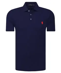 Футболка поло Slim fit Polo Ralph Lauren, синий