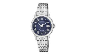 CITIZEN Часы Solar Quartz Movement Stainless Steel Strap Watch 29mm Women's Watch Blue Dial, Blue Dial