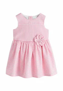 Платье для выпускного бала/дня с корсажем, прямого кроя. Next, Pink Stripe