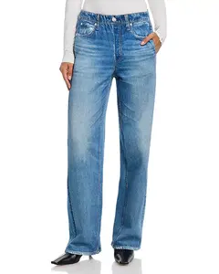 Флисовые спортивные штаны-джинсы Miramar с широкими штанинами, цвет Frank Rag & Bone, синий