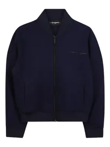 Толстовка на молнии KARL LAGERFELD KIDS, синий