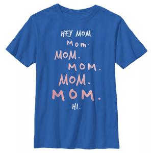 Розовая футболка с рисунком «День матери» с эффектом омбре для мальчиков 8–20 лет «Эй, мама, мама, мама» Licensed Character