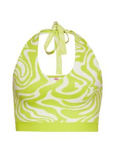 Топ myMo Cropp, цвет wollweiss limette