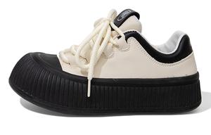 Женские кеды Low-Top Casual бело-черные Feiyue