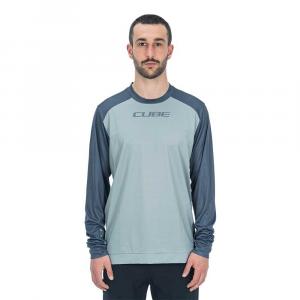 Мотоджерси с длинным рукавом Cube ATX, серый