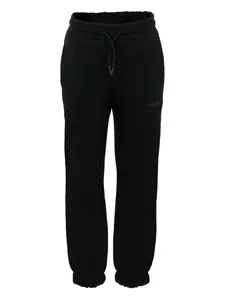 Спортивные брюки с манжетами на шнурке MSGM Kids, черный