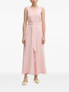 Комбинезон с поясом Benetton, розовый