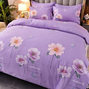 LUOLAI HOME Комплект постельного белья, 4 предмета, простыня, пододеяльник 200x230 см