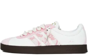 Adidas Neo ВЛ Корт 2.0 противоскользящие износостойкие низкие скейтерские кроссовки унисекс бело-розовые, цвет White Pink