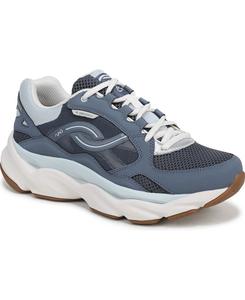 Женские кроссовки Rezorb Max Classic на шнуровке для ходьбы Ryka, Flintstone Blue Leather/Mesh