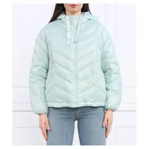 Пуховик стандартного кроя Twin-Set, зеленый
