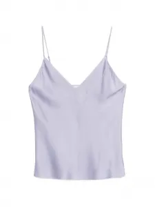 Блузка с V-образным вырезом Forte Forte, фиолетовый