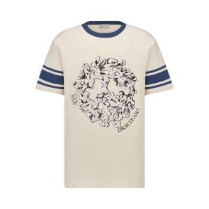 Футболка Dior x Denim Tears Белая