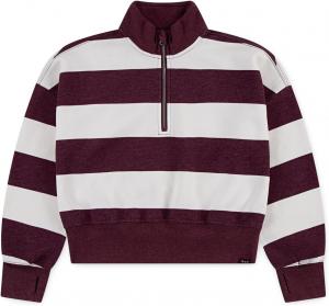 Пуловер abercrombie kids Quarter Zip Preppy Pullover, цвет Fig
