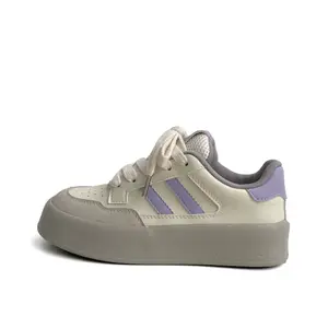 BINGO DUCK Женские скейтерские кроссовки лоу-топ фиолетовые, цвет Purple