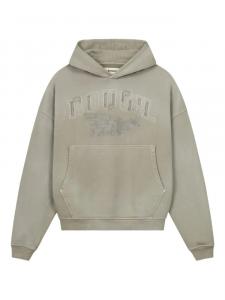 Толстовка с капюшоном и логотипом ROUGH., зеленый