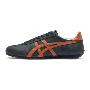 Onitsuka Tiger Износостойкие повседневные низкие кроссовки Runspark унисекс, черно-коричневые