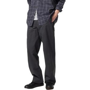 Повседневные брюки унисекс темно-серые UNIQLO, темно-серый