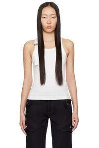 Белая защитная майка-слайдер Dion Lee