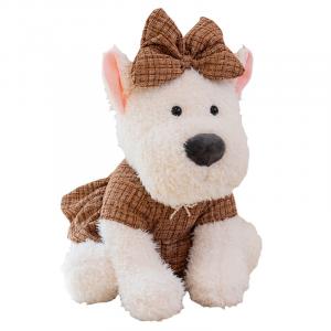 MLING Плюшевая кукла Chanel Inspired West Highland высотой 25см/35см/45см