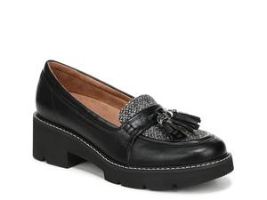 Лоферы Naturalizer Committed Platform Loafer, Black/Houndstooth