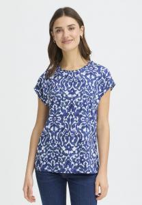 Футболка Fransa SEEN, Boho Bloom Navy Green/Blue