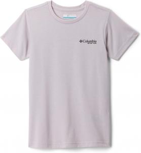 Футболка с короткими рукавами Columbia Girls PFG, Lavender Pearl/Fotw Getaway Marlin