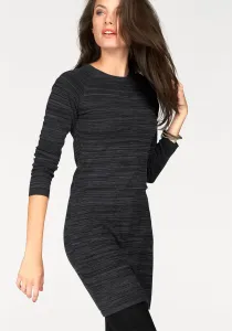 Трикотажное платье Aniston CASUAL на молнии, антрацит