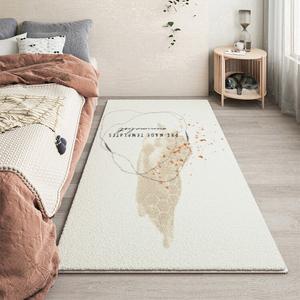 Budis Ковер 180х250 см из искусственной шерсти для спальни/гостиной/кабинета, утепленный, Jianshi Bedside Rug-03