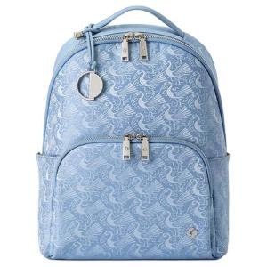 Samsonite Сумка рюкзак женская среднего размера синий принт