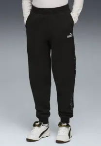 Спортивные штаны essentials с графическим рисунком животного Puma, Black